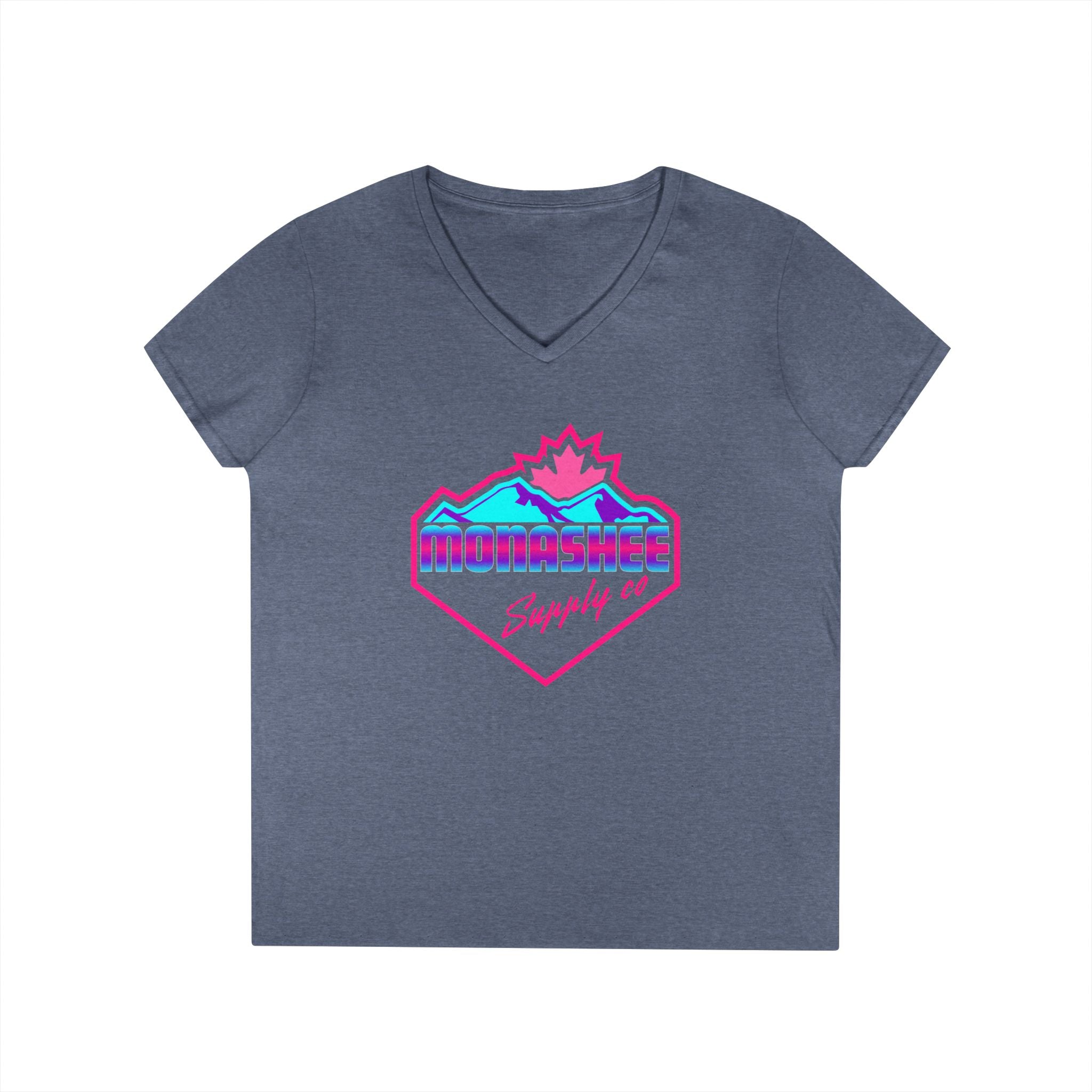 80's retro V-Neck Tee
