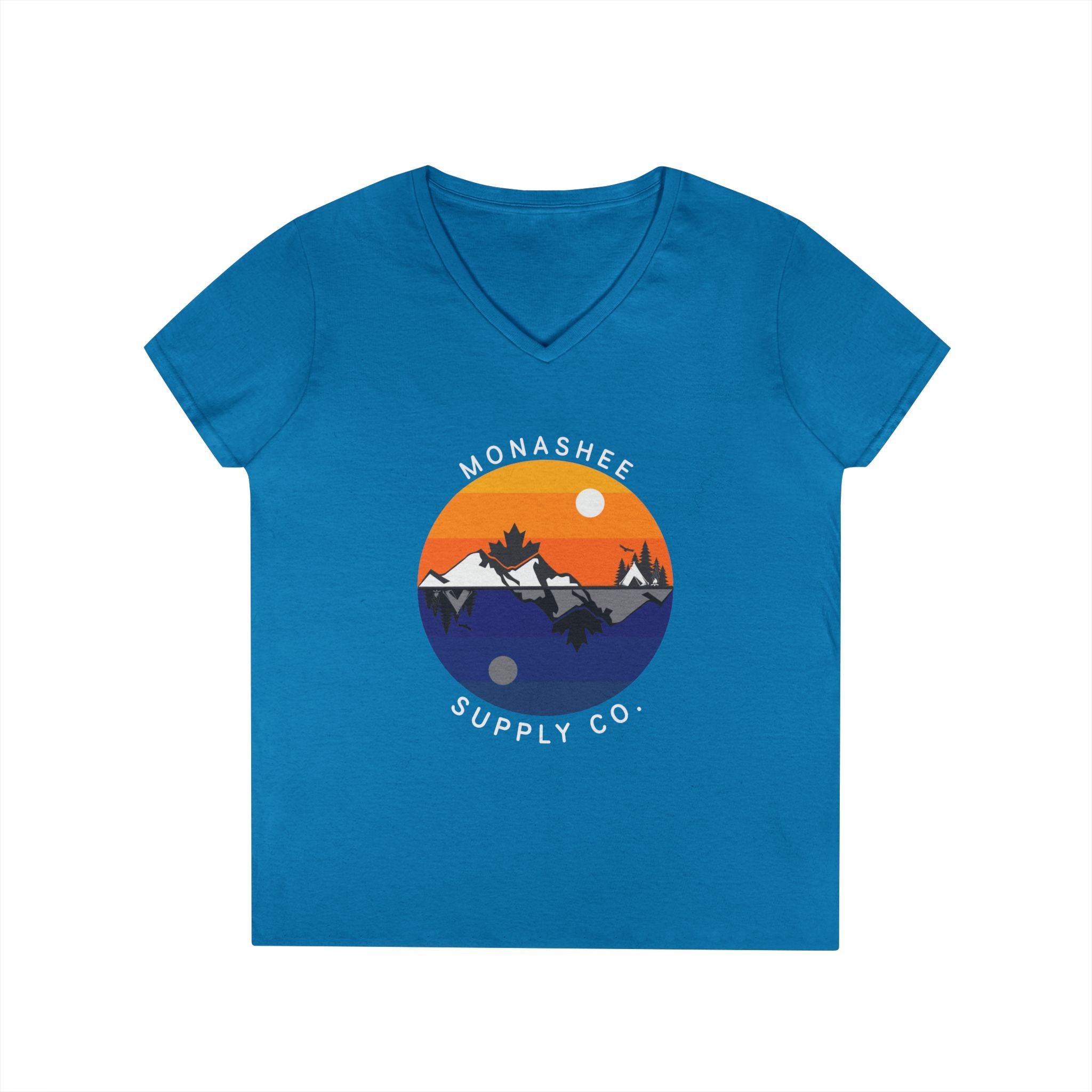 Women's Ying Yang V-Neck T-shirt
