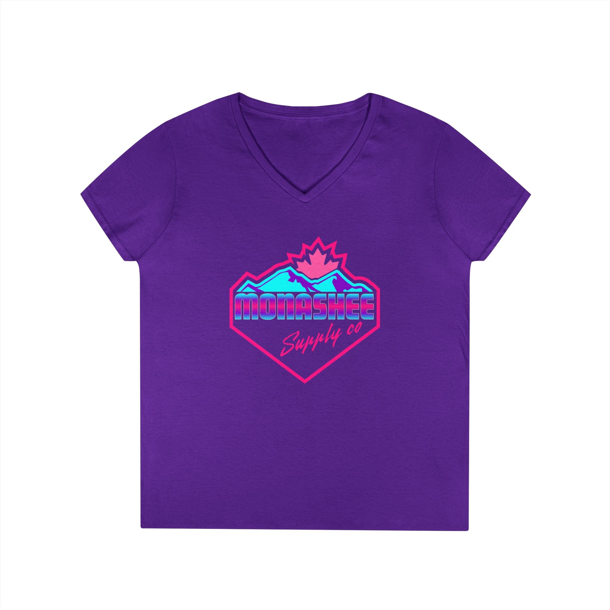 80's retro V-Neck Tee