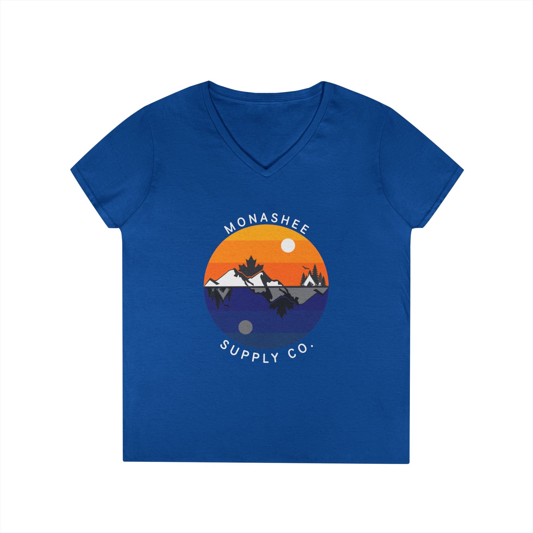 Women's Ying Yang V-Neck T-shirt