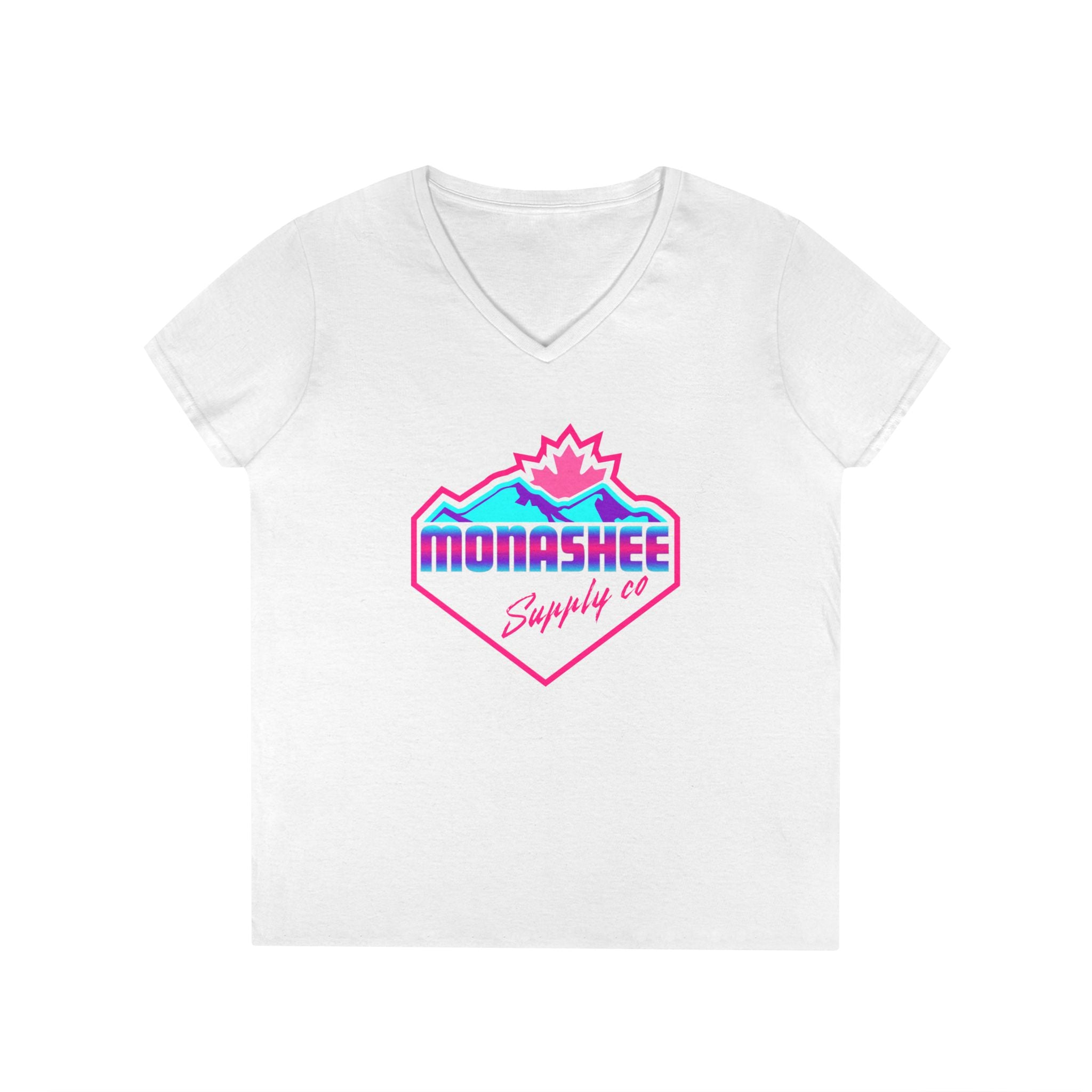 80's retro V-Neck Tee