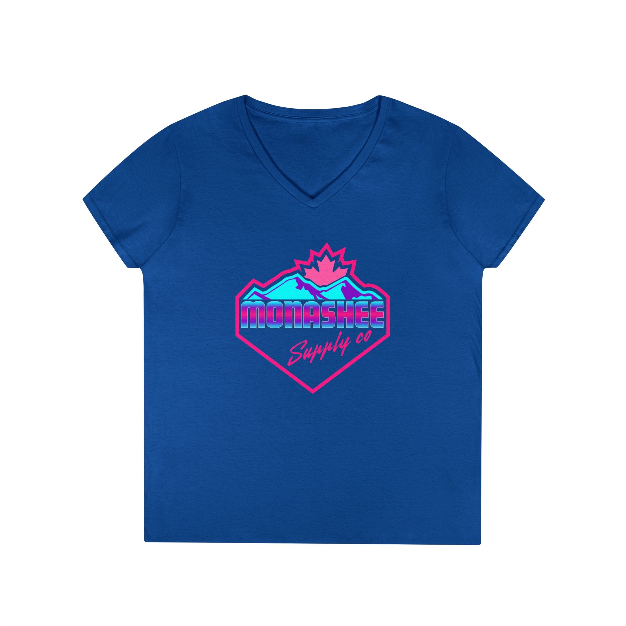 80's retro V-Neck Tee
