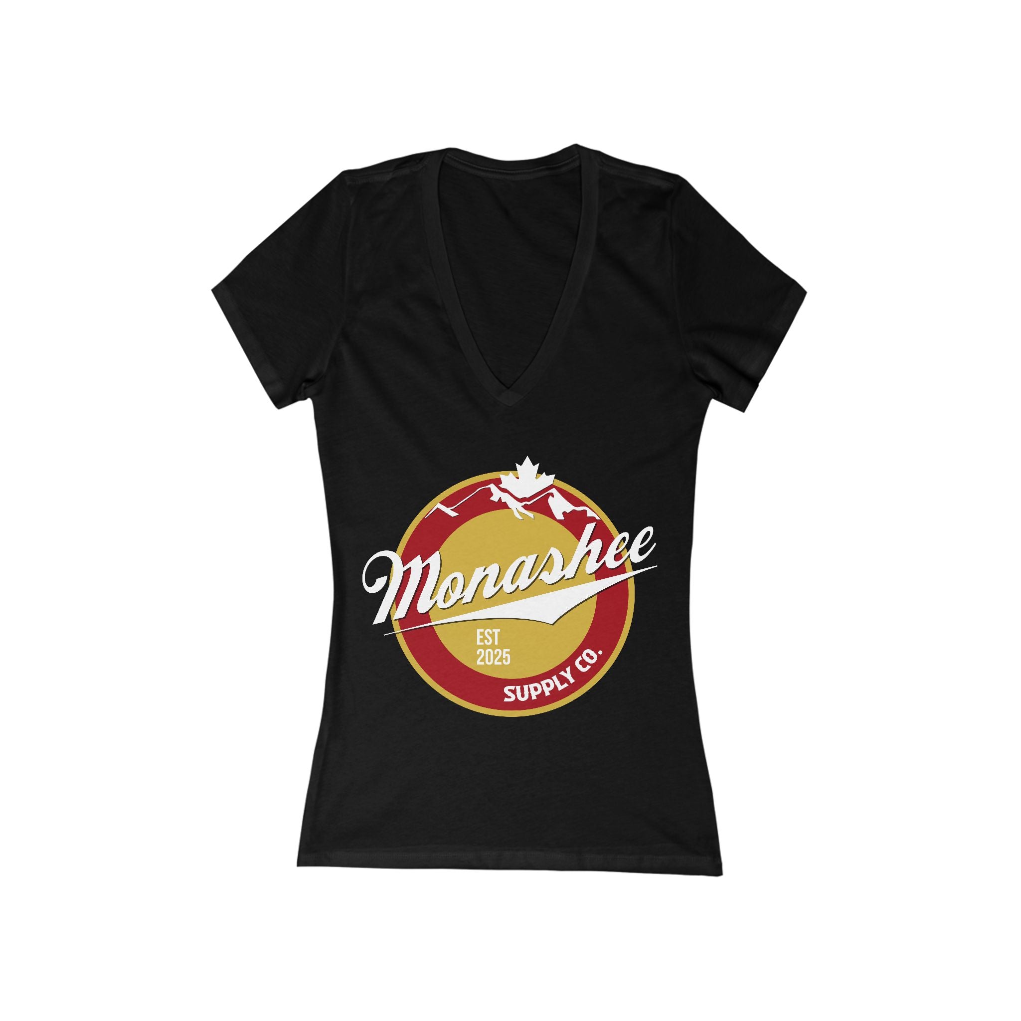 Beer Logo Women's Deep V-Neck Tee