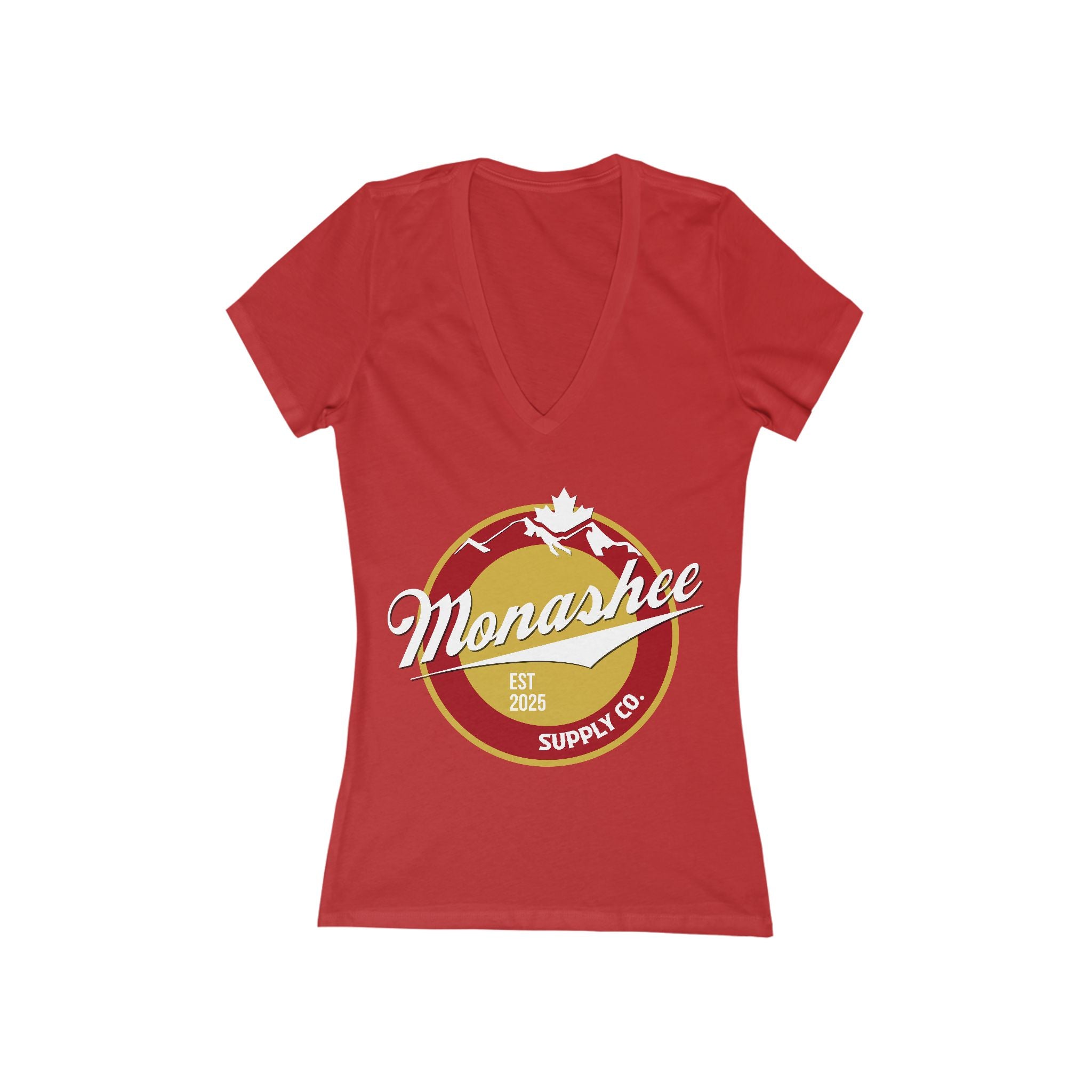 Beer Logo Women's Deep V-Neck Tee